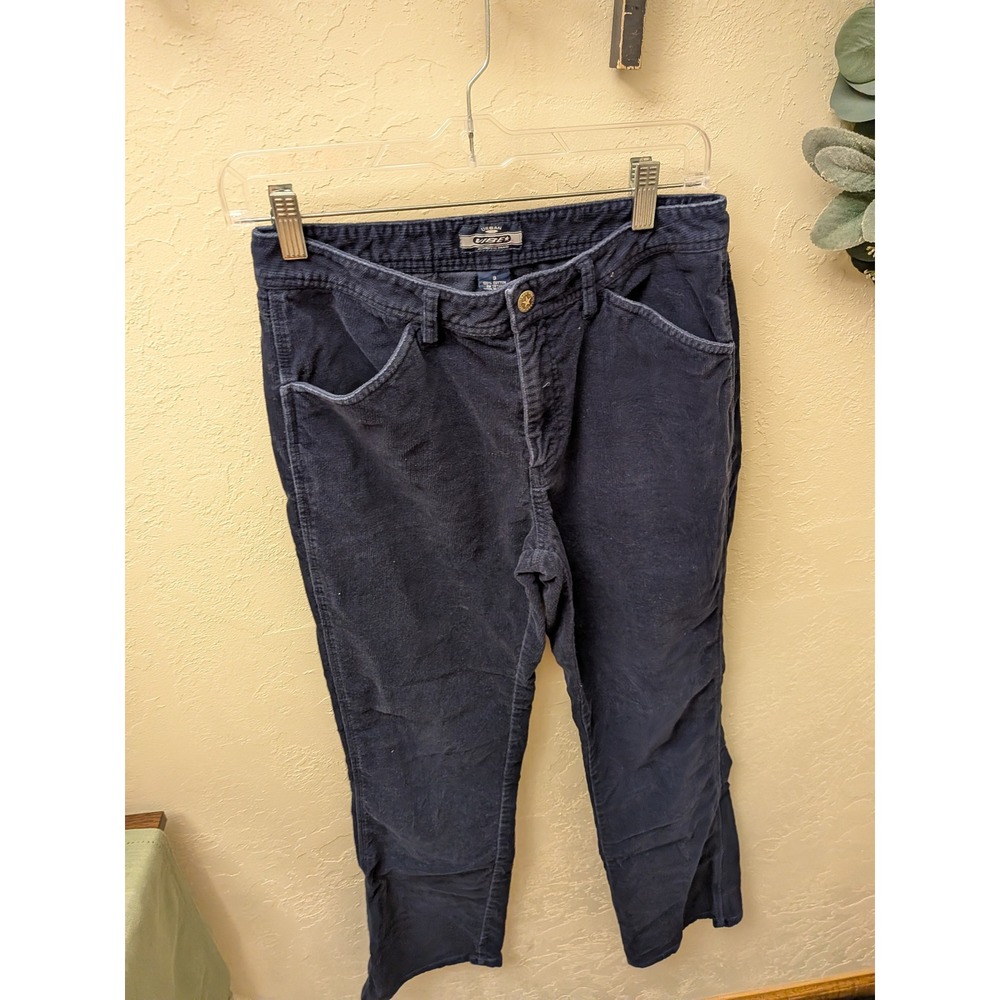 Urban Vibe Authentic‎ Brand Corduroy Pants Size 9 Blue Relaxed Fit Casual